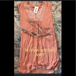 NWT Midi Boutique Dress w/ Belt